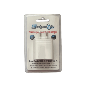 20W Super Fast DUAL PORTS Wall Charger suits iPhone 15